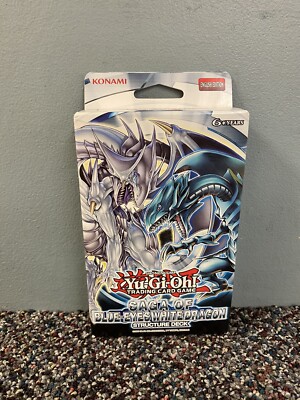 YuGiOh Saga of Blue-Eyes White Dragon Structure Deck Unlimited Edition Sealed-image