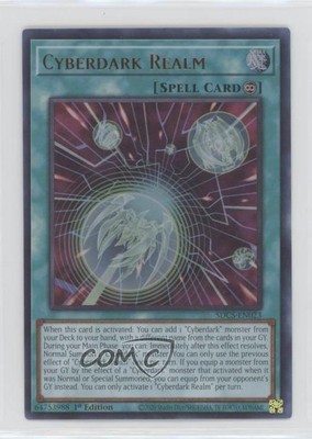Cyberdark Realm (UR) 1st Ed. YuGiOh Structure Deck: Cyber Strike 02l5-image