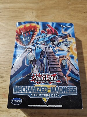 YuGiOh! Mechanized Madness Structure Deck 1st Edition New & Sealed TCG Cards-image