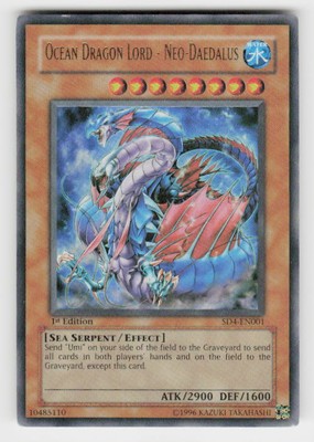 Structure Deck: Fury from the Deep #SD4-EN001 Ocean Dragon Lord 1st Edition-image
