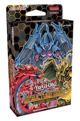 Yu-Gi-Oh Sacred Beasts Structure Deck Card Deck - 46 Cards - Unisex - B...-image