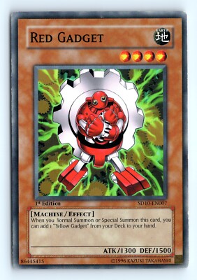 Yu-Gi-Uh Red Gadget #SD10-EN007 Structure Deck: Machine Re-Volt tcg LP-image