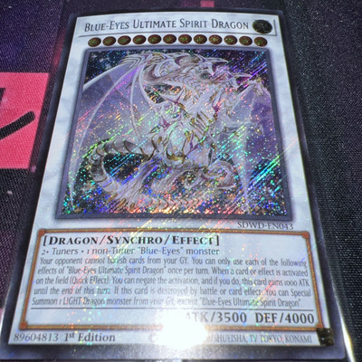 Blue-Eyes Ultimate Spirit Dragon (Secret Rare) SDWD-EN043 Structure Deck:...-image