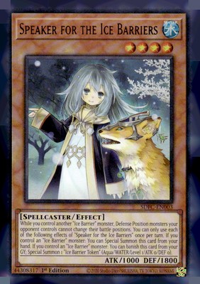 Structure Deck: Freezing Chains #SDFC-EN003 Speaker for the Ice Barriers-image