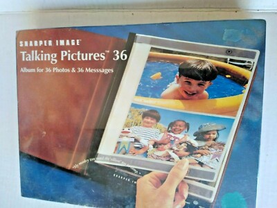 Sharper Image Talking Pictures 36: Album for 36 Photos & Messages. In Bin W2-image