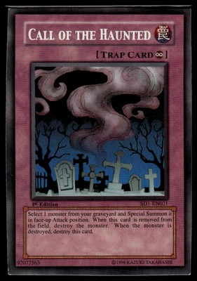 Structure Deck: Dragon's Roar #SD1-EN021 Call of the Haunted-image