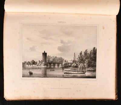 1837 Album Pittoresque de Bruges Illustrated Engravings Delepierre-image
