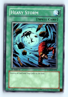 Yu-Gi-Uh Heavy Storm #SD09-EN025 Structure Deck: Dinosaur's Rage tcg LP-image