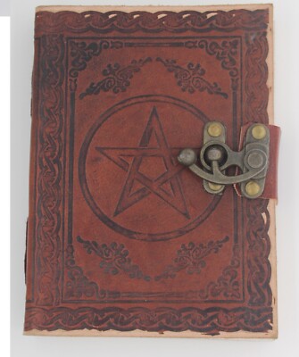 Vintage leather Bound Antique Handmade Notebook/Diary/Sketchbook Star S20-image