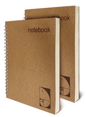 2 pack Grid Paper Large Spiral Notebook 8.5 x 11 with 100gsm Thick Paper - Sq...-image