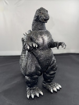 1991 BANDAI GODZILLA 8” Vinyl Figure Closed Mouth VS King Ghidorah Kaiju JAPAN-image