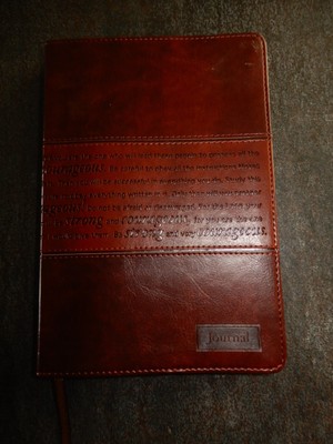 2018 Writing JOURNAL Christian Art Gifts Devotional Faux Leather Bound New-image