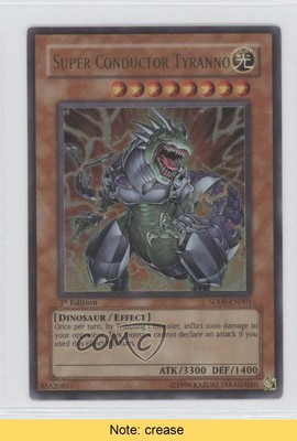 Super Conductor Tyranno 1st Ed. YuGiOh Dinosaur's Rage Structure Deck READ 0b5-image