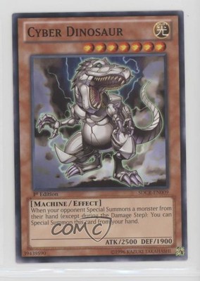 Cyber Dinosaur 1st Ed. YuGiOh Dragon Revolution Structure Deck #SDCR-EN009 0y59-image