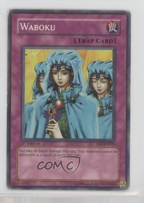 Waboku 1st Ed. YuGiOh Invincible Fortress Structure Deck #SD7-EN026 2006 nh3-image