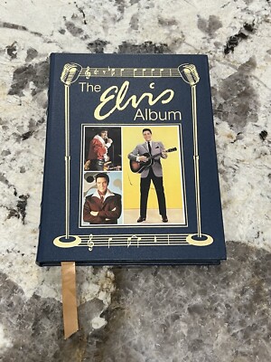 UNREAD ~ RARE The Elvis Album Millie Ridge 2003 Easton Press Leather Book-image
