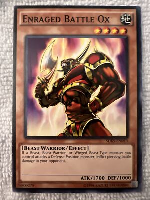 Yu-Gi-Oh! TCG Enraged Battle Ox Structure Deck : Seto Kaiba SDKS-EN013-image
