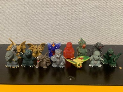 Godzilla Monster Finger Puppet Lot of 12 Figures MechaGodzilla King Ghidorah-image