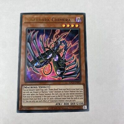 Yugioh Cyberdark Chimera Sdcs-en002 Cyber Strike Structure Deck Unlimited Rare-image