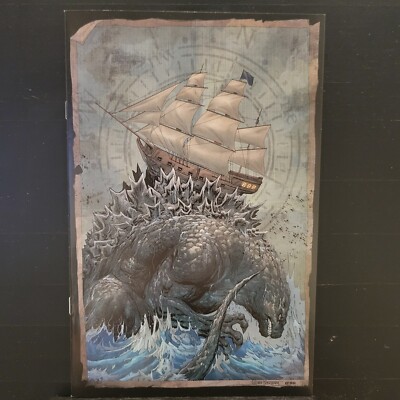 Godzilla Here There Be Dragons #1 Retailers Incentive Virgin Variant IDW (1)-image