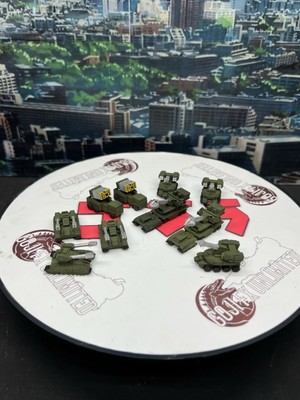 Maser Tank And Cannon Vehicle Set For Godzilla SH Monsterarts Hiya Figures-image