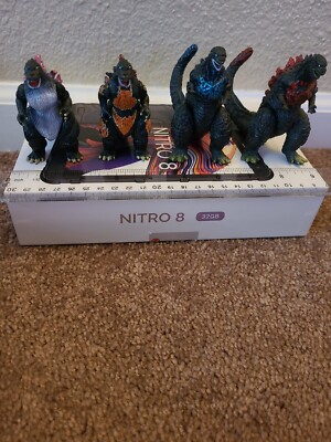 Godzilla toys (Unbranded) 3 in. Height 1.5-2in. Wide [High quality]-image