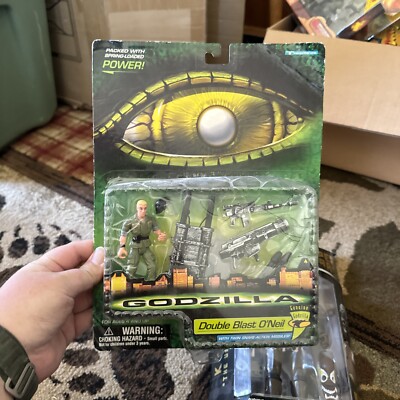 Godzilla '98 Double Blast O'Neil w/Twin Snare Action Missiles Trendmasters 1998-image