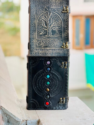 Goat Handmade Leather Journal Seven Stone journal-image