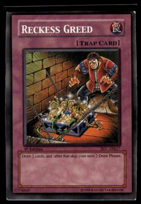 Structure Deck: Dragon's Roar #SD1-EN025 Reckless Greed-image