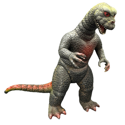 Vintage Dor Mei Godzilla 14” Action Figure Collectible Red Hong Kong-image