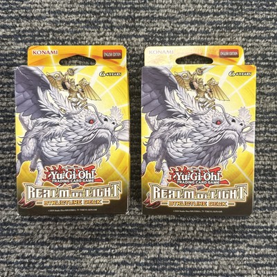 Yu-Gi-Oh TCG Realm of Light Structure Deck English Konam Factory Sealed LOT OF 2-image