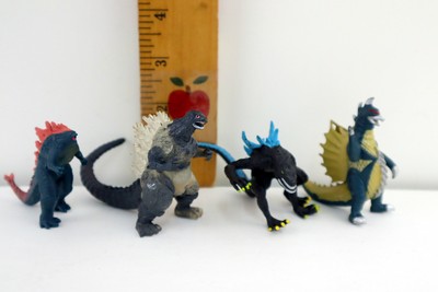 Godzilla Lot of 4 Figures Kaiju Monster Movie 2.5