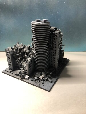 NEW! Eyepop Designs 1 XL Building 1/200 Scale works with NECA Sh Monsterarts-image