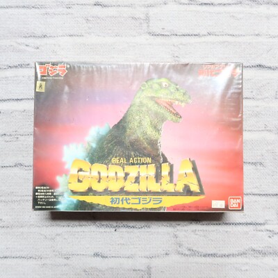 Vintage New Bandai Real Action First Godzilla Figure Walk Voice Detail Kit Japan-image