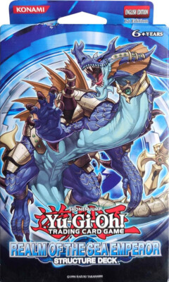 YUGIOH 1ST ED REALM OF THE SEA DRAGON STRUCTURE DECK FACTORY SEALED NEW-image