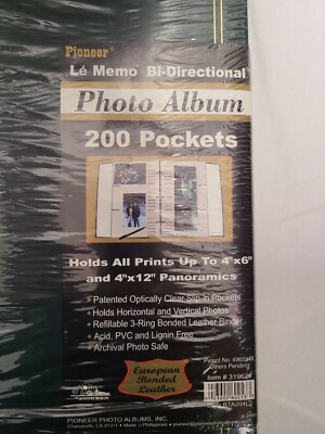 Pioneer BTA204L2 Bonded Leather 200 Pocket Photo Album 4