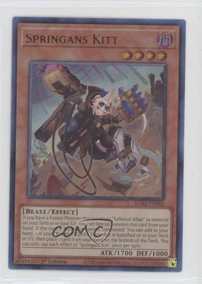 2022 Yu-Gi-Oh! Structure Deck: Albaz Strike 1st Edition UR Springans Kitt 02l5-image