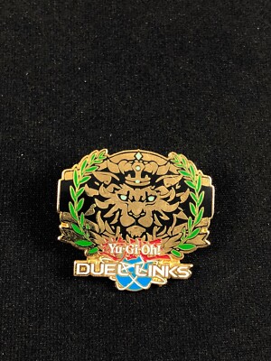 YUGIOH DUEL LINKS REMOTE DUEL 1ST PLACE PRIZE PIN!-image