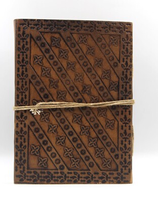 Leather Bound Journal handmade Antique Blank Paper Notebook/Diary/Sketchbook S10-image