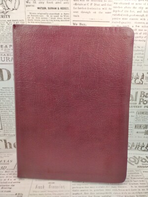 Daily Wisdom for Couples Devotional Journal Burgundy Leather Gilding Toni Sortor-image