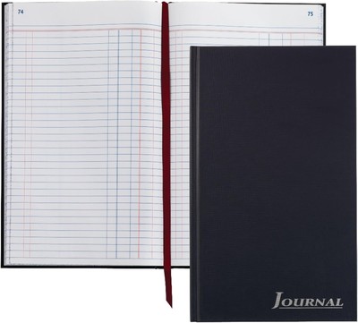 Adams Journal, Hard Bound Textured Cover, 7.5 x 12.25 Inches, 150 Acid Navy -image