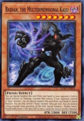 Yugioh! Radian, the Multidimensional Kaiju - SDAZ-EN010 - Common - 1st Edition N-image