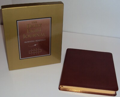 Daily Light Journal Morning Readings Anne Graham Lotz Brown Leather Christian-image