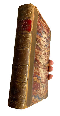 Henry Crabb Robinsons Diary Antique Victorian Book 1869 Embossed Leather Gilded-image
