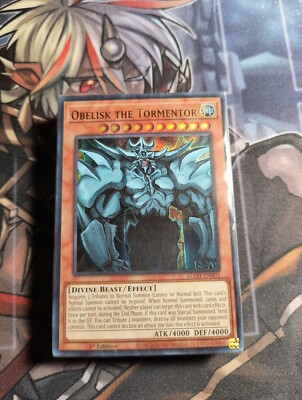 YuGiOh EGYPTIAN GOD STRUCTURE DECK Obelisk EG01 1st E-image