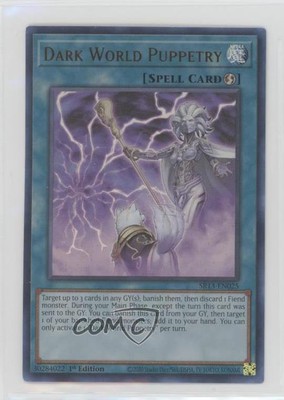 2022 Yu-Gi-Oh! - Structure Deck: Dark World 1st Edition Puppetry 02l5-image