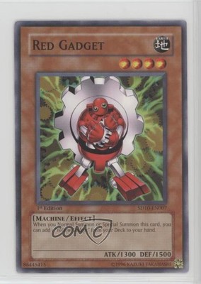2007 Yu-Gi-Oh! Machine Re-Volt Structure Deck 1st Edition Red Gadget 00q0-image