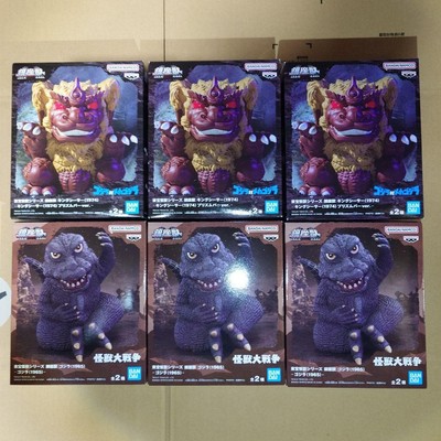 Toho Monster Series Shinza Beast Godzilla and King Shisa 3-Piece Action Figures-image