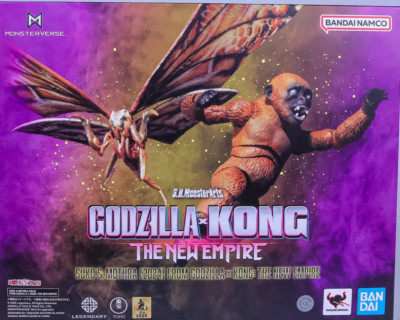 Godzilla Kong New Empire Suko & Mothra action figure Bandai Tamashii Monsterarts-image