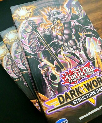 3x Dark World Structure Deck 1st Edition YuGiOh SEALED NEW-image